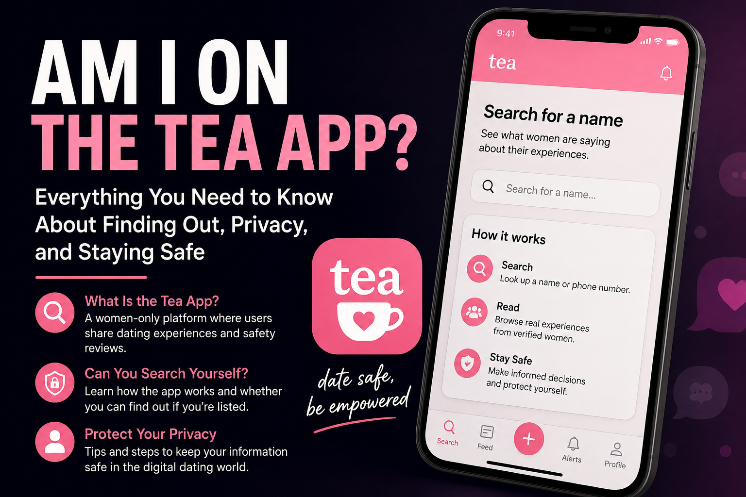 am i on the tea app